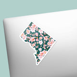 Cherry Blossom Washington DC Decal on Laptop