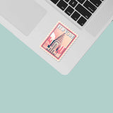 Chrysler Building New York City Sticker - NYC Vintage Stamp Decal
