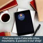 Cinnamon Pass Sticker on Kindle eReader Tablet. Find tons more Colorado stickers with CO cities, Rocky Mountain Passes, & 14ers in our shop