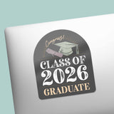 Class of 2026 Graduation Sticker - High School & College Grad Decals