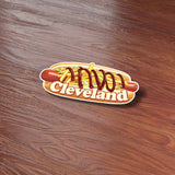 Cleveland Polish Boy Hot Dog Sticker - Funny Ohio Decals