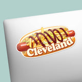 Cleveland Polish Boy Hot Dog Sticker - Funny Ohio Decals