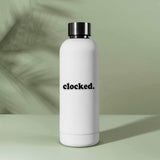 Clocked Sticker - Funny Gaming Quote Decal for Water Bottle