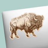 Cody Wyoming Buffalo Bumper Sticker