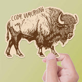 Cody Wyoming Buffalo Bumper Sticker