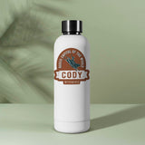 Cody Wyoming Rodeo Sticker on Water Bottle