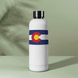 Cute Colorado Flag Decal on Water Bottle