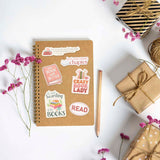 Book Sticker Sheet - Set of 6 Mini Reading Decals