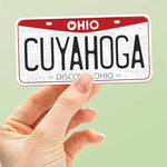 Cuyahoga National Park Ohio License Plate Sticker