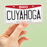 Cuyahoga National Park Ohio License Plate Sticker