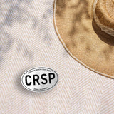 Cuyamaca Rancho State Park CA White Oval Bumper Sticker Outdoors on Beach Blanket