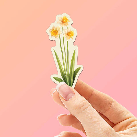 Mini Daffodil Flower Sticker