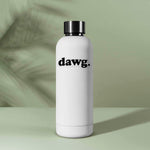 Dawg Decal on Water Bottle