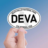 Death Valley National Park White Oval Bumper Sticker