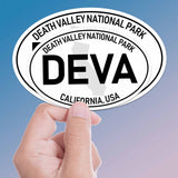 Death Valley National Park White Oval Bumper Sticker