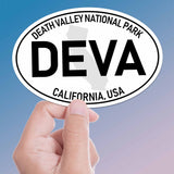Death Valley National Park White Oval Bumper Sticker