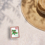 Delaware State Tree Holly Sticker - DE Vintage Stamp Decal