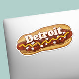 Detroit Coney Dog Sticker - Funny Midwest Michigan Decals