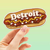 Detroit Coney Dog Sticker - Funny Midwest Michigan Decals