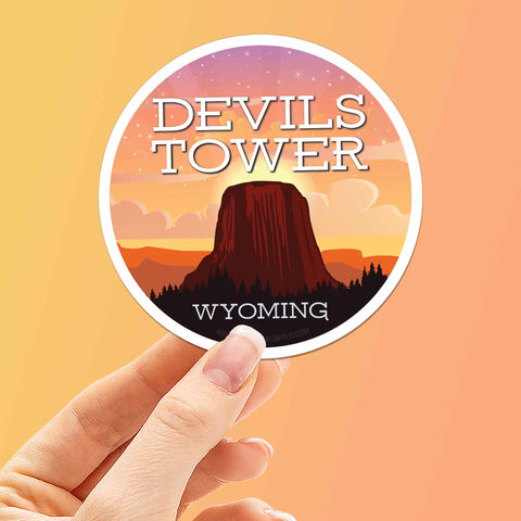 Devils Tower Wyoming Bumper Sticker