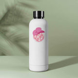 Pink Disco Cowgirl Decal on Water Bottle