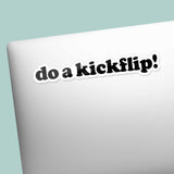 Do a Kickflip Funny Sticker on Laptop