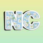 Dogwood Flower North Carolina Car Magnet - Nature NC Flexible Fridge Magnet - Raleigh Durham Charlotte Wilmington Cute Southern Gift