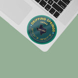 Dripping Springs Texas Hill Country Coordinates Sticker on Laptop
