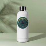 Dripping Springs Texas Hill Country Coordinates Sticker on Water Bottle