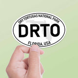 Dry Tortugas National Park White Oval Bumper Sticker