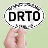 Dry Tortugas National Park White Oval Bumper Sticker