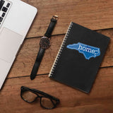 Royal Blue North Carolina Home Sticker - Cute Durham NC Decal