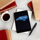 Royal Blue North Carolina Home Sticker - Cute Durham NC Decal