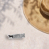 Durm Bull Durham North Carolina Sticker - Cool NC Decal