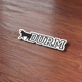 Durm Bull Durham North Carolina Sticker - Cool NC Decal