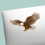 Bald Eagle Birdwatching Sticker - Patriotic Bird Decal