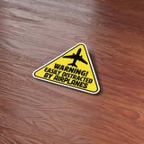 Easily Distracted by Airplanes Sticker - Funny Pilot Decal
