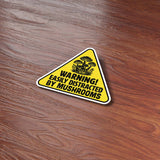 Easily Distracted by Mushrooms Sticker - Funny Nature Decal