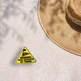 Easily Distracted by Trains Sticker - Funny Transit Decal