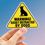 Easily Distracted by Dogs Sticker