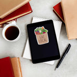 Eat Local Sticker - Cute Food Decal for Laptop