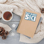 Eat Sleep Ski Winter Sports Sticker