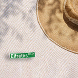 Elfreth's Alley Philly Street Sign Sticker - Old City Philadelphia Decal