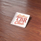 Endless TBR Club Book Sticker - Cute Reading Decal