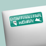 Extraterrestrial Highway Sign Sticker - Nevada Route 375 Decal