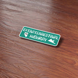 Extraterrestrial Highway Sign Sticker - Nevada Route 375 Decal
