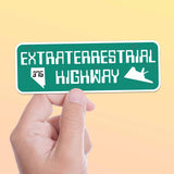 Extraterrestrial Highway Sign Sticker - Nevada Route 375 Decal