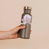 Alaska Fireweed Sticker on Water Bottle