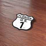 Florida Keys Highway 1 Road Sign Sticker - Overseas Hwy