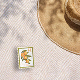 Florida State Flower Orange Blossom Sticker - FL Vintage Stamp Decal